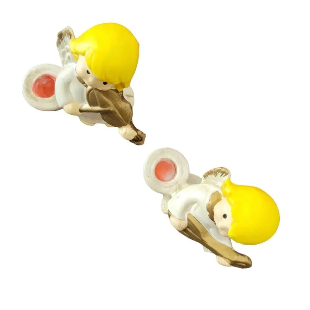 Vintage Colonial Candle Angel Candle Holders Set of 2 Korea‎